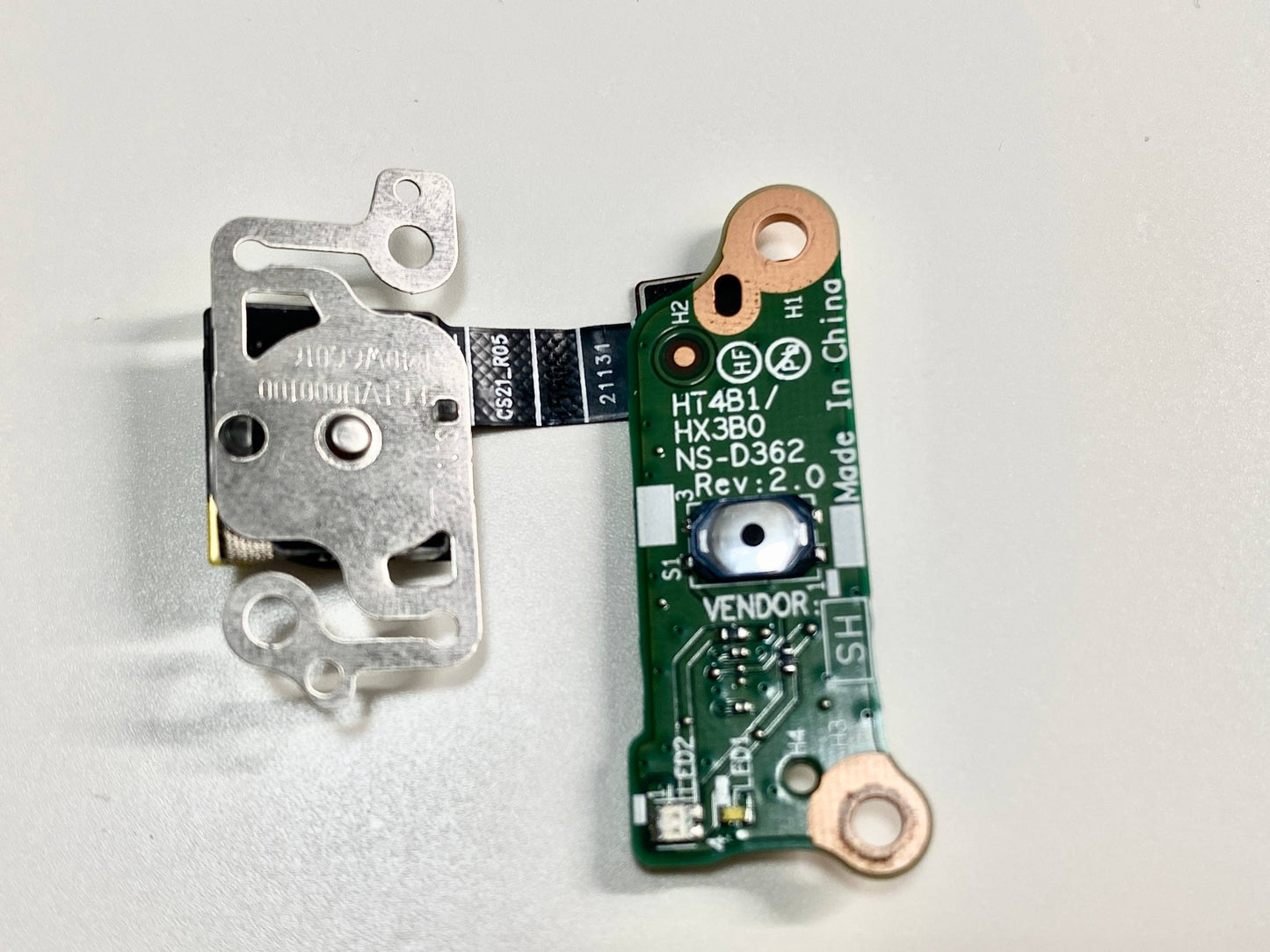 Lenovo Thinkpad X13 Gen 2 13.3" Genuine Power Button Board w/Cable NS-D442