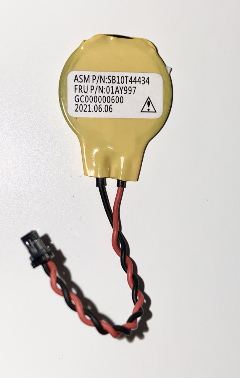 Lenovo ThinkPad X13 Gen 2 CMOS BIOS Battery 01AY997 SB10T44434 OEM