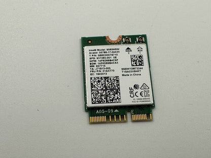Intel Wireless-AC 9560NGW WiFi Bluetooth 5.0 Card | FRU 01AX770 | M.2 2230