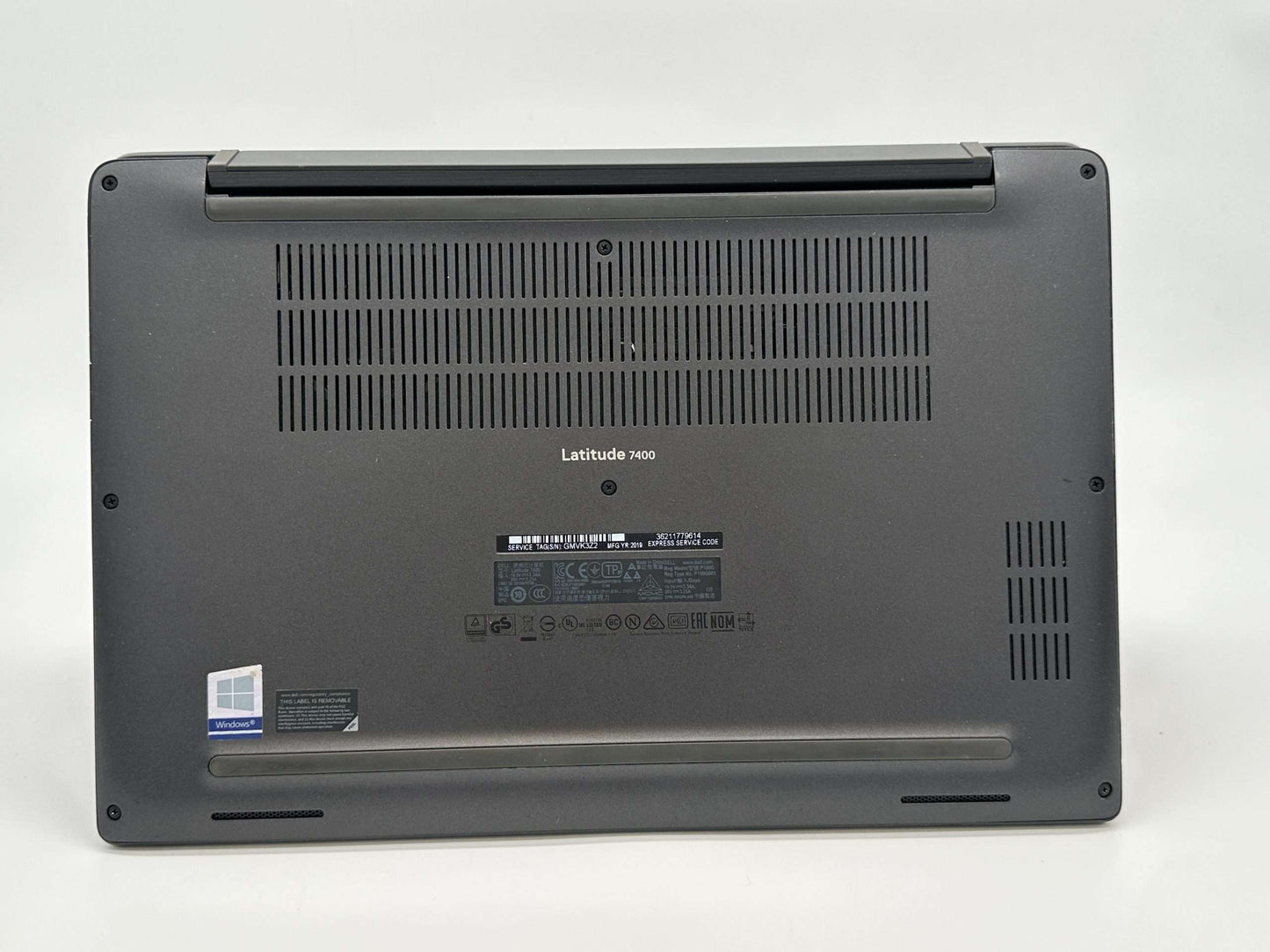 Dell Latitude 7400 tagantvaade – tugev äriklassi korpus