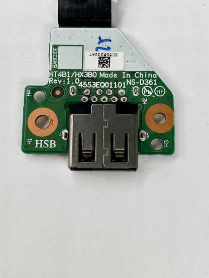 Lenovo ThinkPad X13 Gen 2 USB Port Board SC10R24127 w/ Cable NS-D361