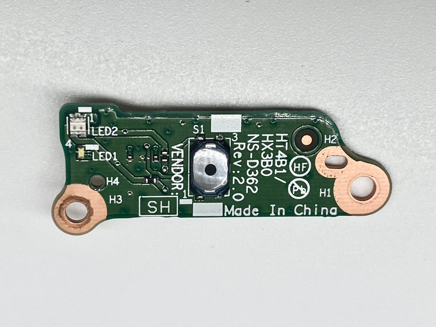 Lenovo Thinkpad X13 Gen 2 13.3" Genuine Power Button Board w/Cable NS-D442